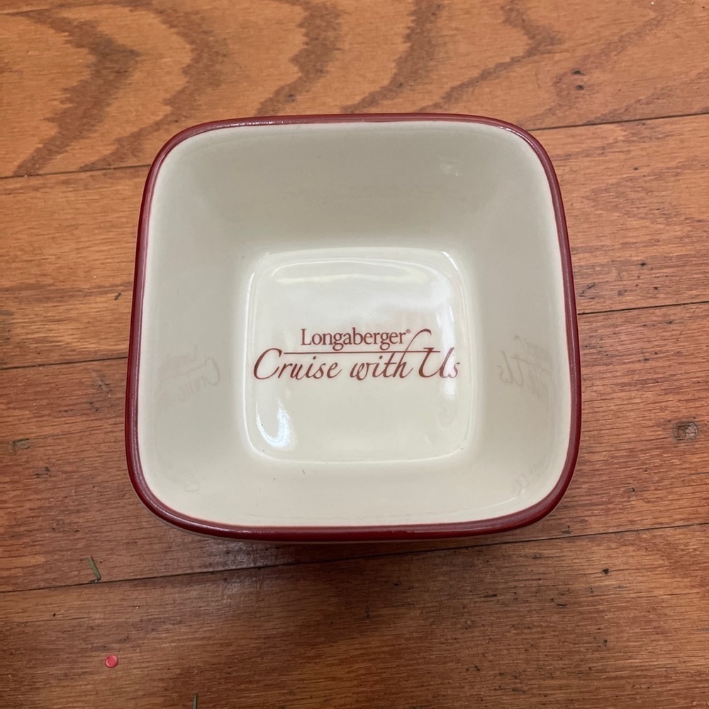 Rare Longaberger 2007 Cruise With Us Dish